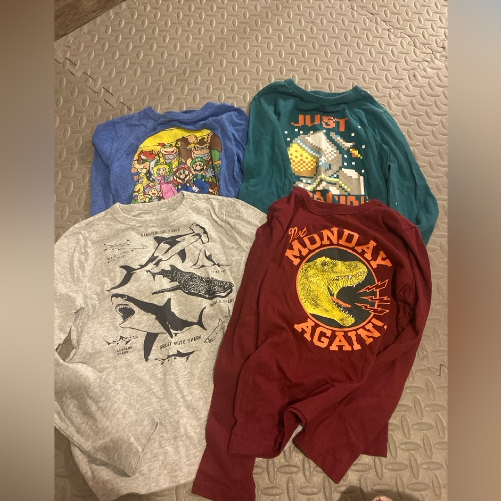 Boys size S Gap Long Sleeve Shirt bundle